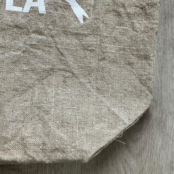 Davids Tea Tote Reusable Jute Bag - Picture 3 of 6